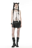 Creepy Kerli- Gothic Black and White Blouse