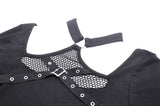 Sedation - Punk Top with Choker Neckline