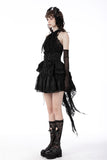 Love You To Death - Gothic Corset with Swallowtail