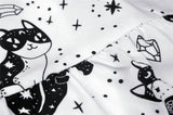 Kuroneko - Punk Printed Dress with Sailor Collar