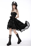 Witching Hour - Black Mermaid Lace Dress