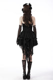 Love You To Death - Gothic Corset with Swallowtail