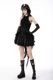 Love You To Death - Gothic Corset with Swallowtail