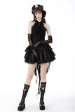 Love You To Death - Gothic Corset with Swallowtail