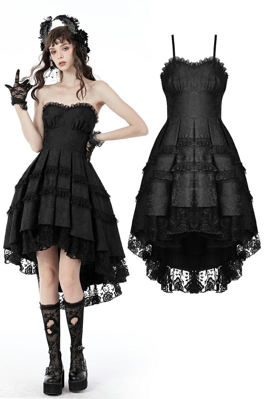 Witching Hour - Black Mermaid Lace Dress