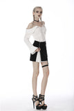 Misery Business - Punk Pencil Skirt with Garter