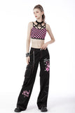 Straight Edge - Punk Checkered Crop Top